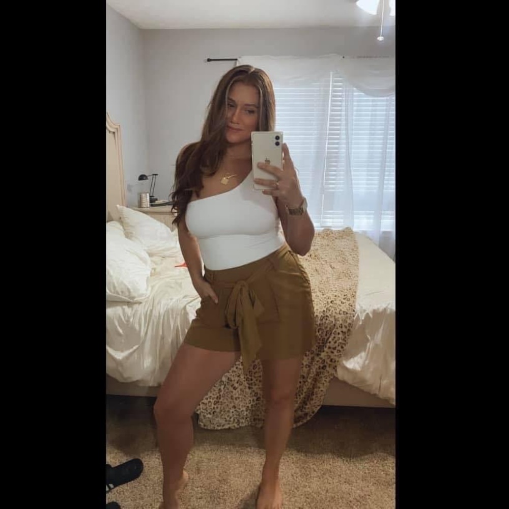 High Waisted Brown Shorts Size US 8 / 10
